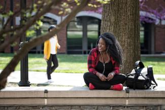 Student waiting